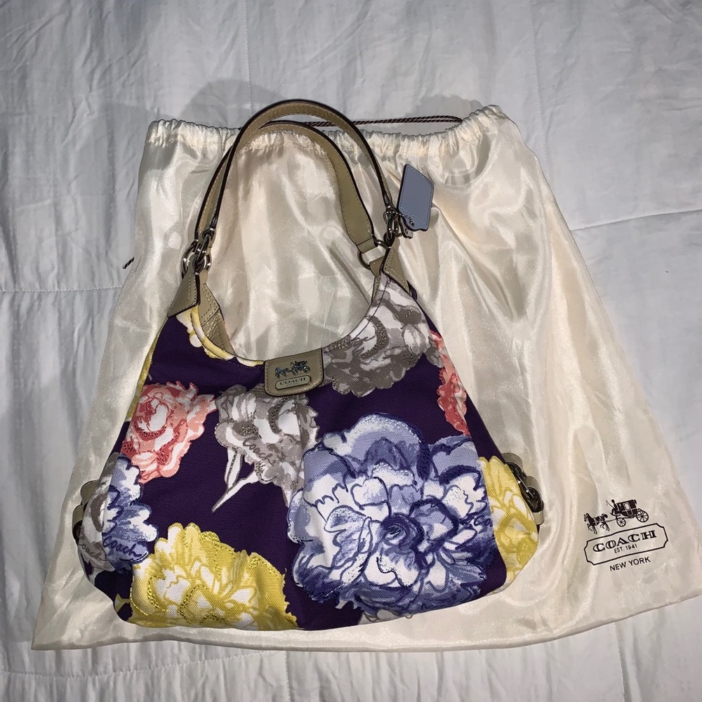 Coach Floral Shoulder Bag